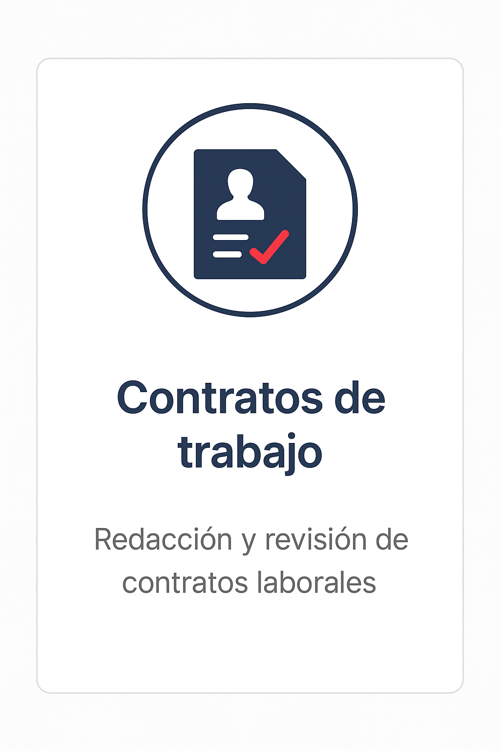 Contratos de trabajo